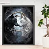 Diamond Painting-Round AB Drill Wolf(45*55CM)