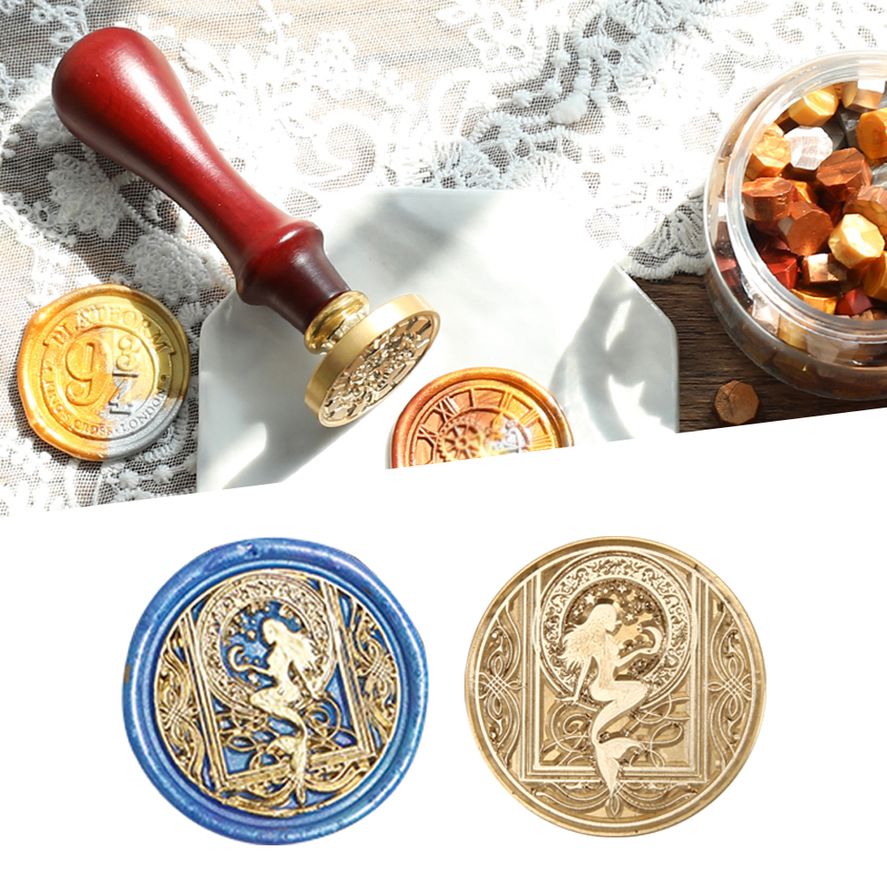 

30MM Starry Mermaid Sealing Wax Stamp Head, 501 Original