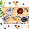 10 STÜCKE Kuh Untersetzer - 5d DIY Handwerk DIY Modeaccessoires