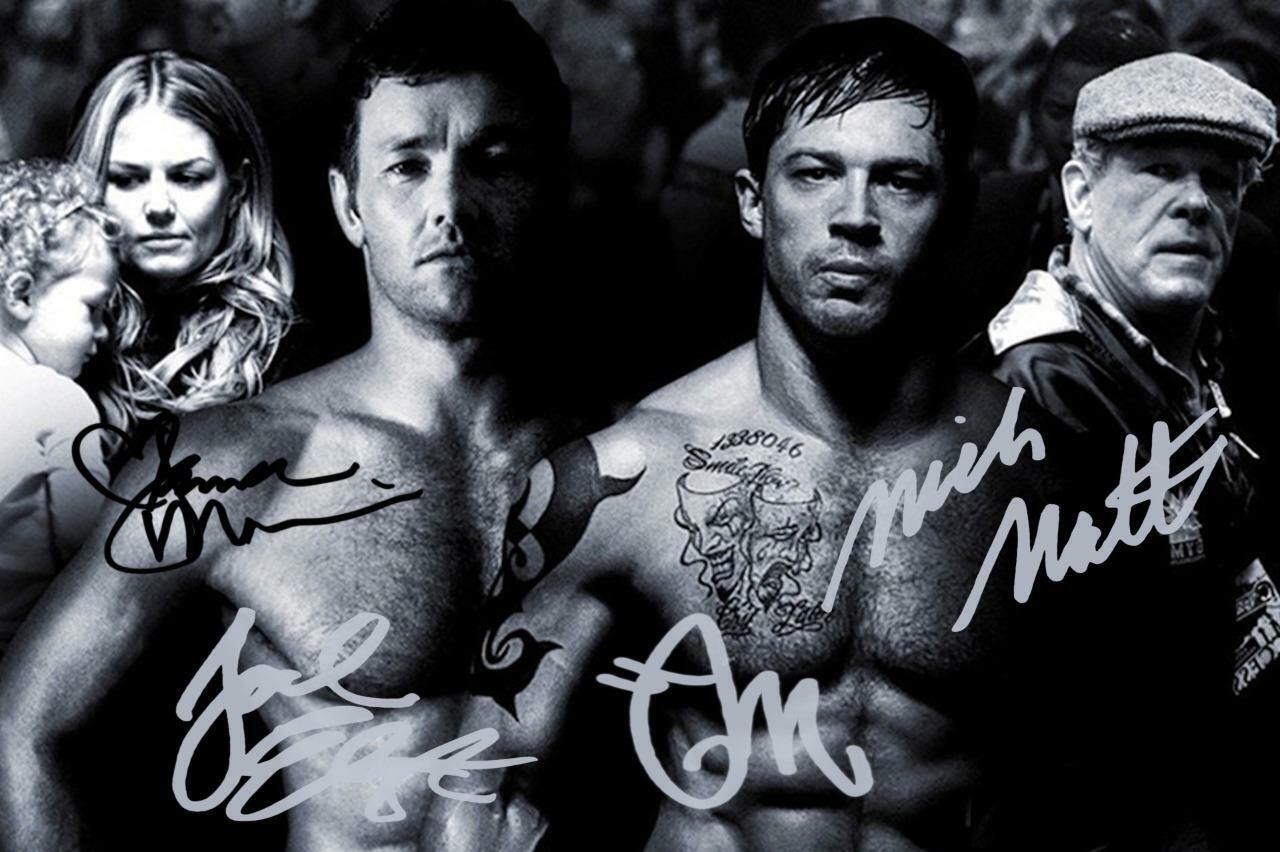 Warrior Cast X4 SIGNED AUTOGRAPHED 10 X 8