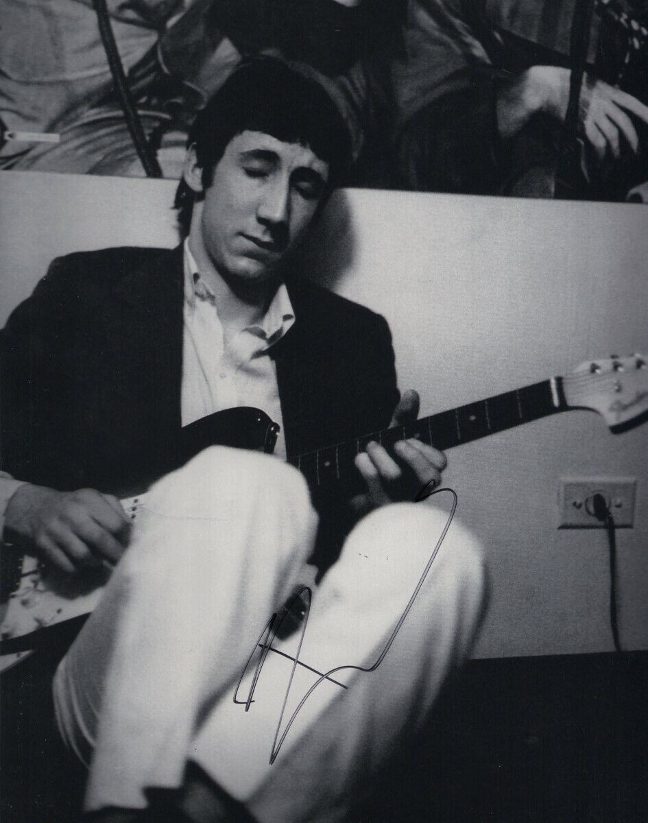 Pete Townsend Signed Autographed 11X14 Photo Poster painting The Who Guitarist JSA P52600