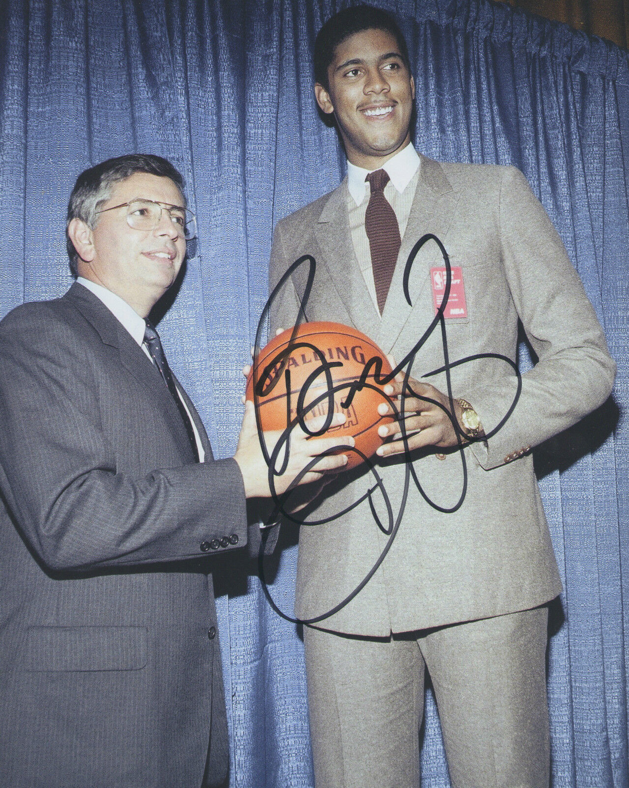 Brad Daugherty Cleveland Cavaliers Auto Signed 8x10 Photo Poster painting B2 COA GFA