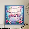 June-18CT Stamped Cross Stitch 25*25cm/9.84*9.84in tapestrymarket