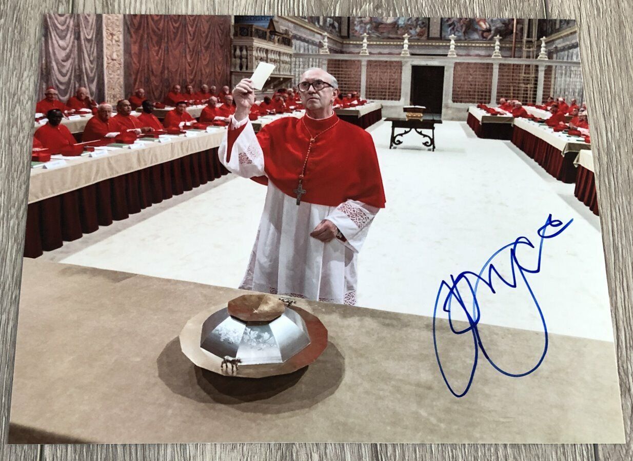 JONATHAN PRYCE SIGNED AUTOGRAPH THE TWO POPES 8x10 Photo Poster painting A w/EXACT PROOF