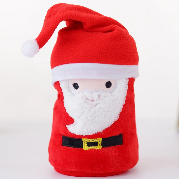  17"-22" Reborn Baby Washable Red Santa Claus Reusable Blanket Accessories - Reborndollsshop®-Reborndollsshop®