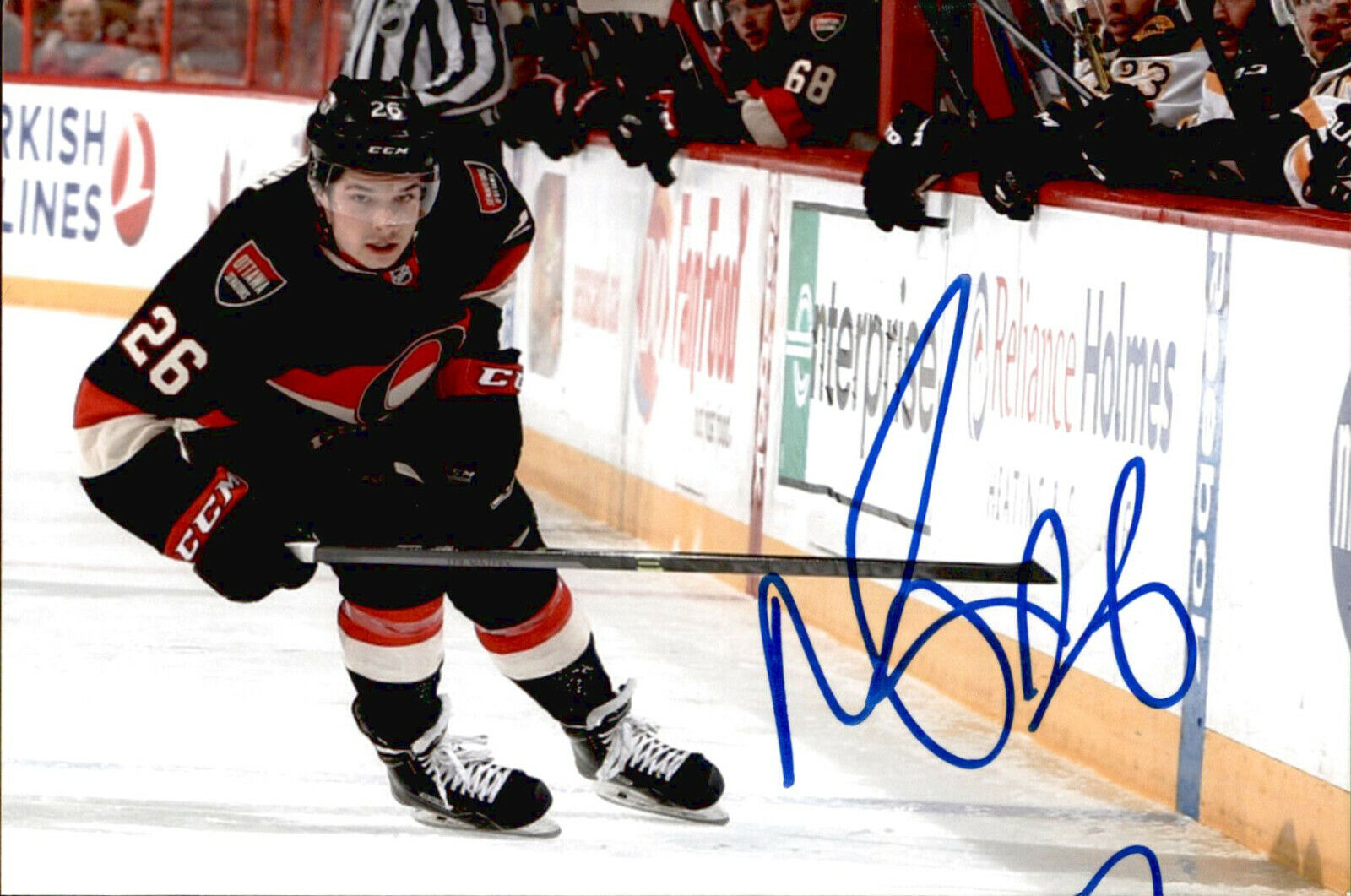 Matt Puempel SIGNED autographed 4x6 Photo Poster painting OTTAWA SENATORS / DETROIT RED WINGS #2