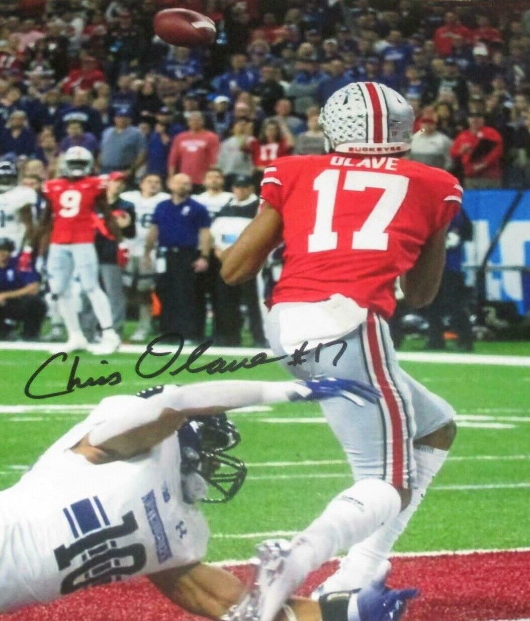 Chris Olave Autographed Signed 8x10 Photo Poster painting ( Ohio State Buckeyes ) REPRINT