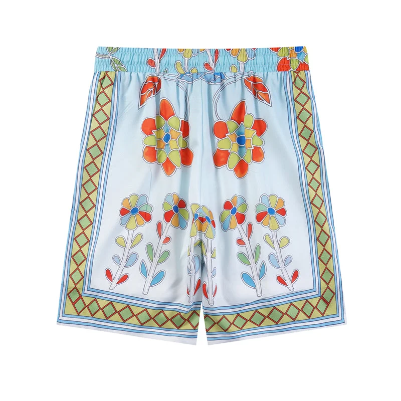 Casablanca 2023 new silk short-sleeved shirt