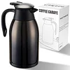 PARACITY 68oz Thermal Coffee Carafe Stainless Steel, Coffee Carafes for Keeping Hot, Double Walled Vacuum Insulated Coffee Urn for Coffee & Tea, Home & Office