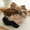 Neutral Color Large Bowknot Ribbon Hair Band