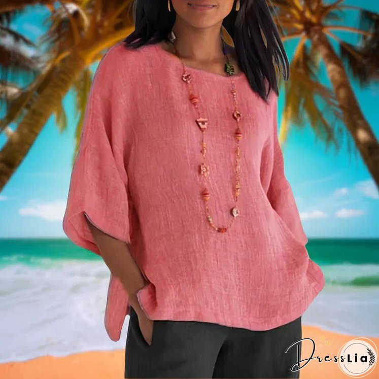 Anabella - Summer Linen Top