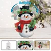 Snowman DIY Acrylic Shaking Head 5D DIY Diamond Art Tabletop Ornament Home Decor