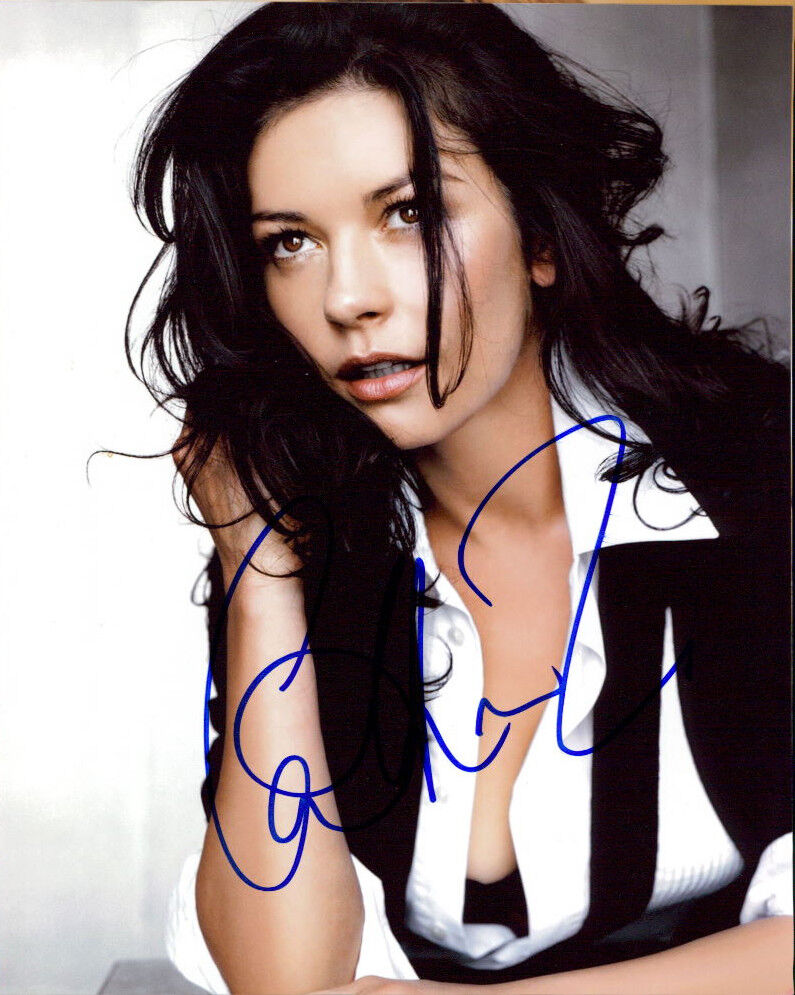 Catherine Zeta-Jones signed authentic 8x10 Photo Poster painting COA