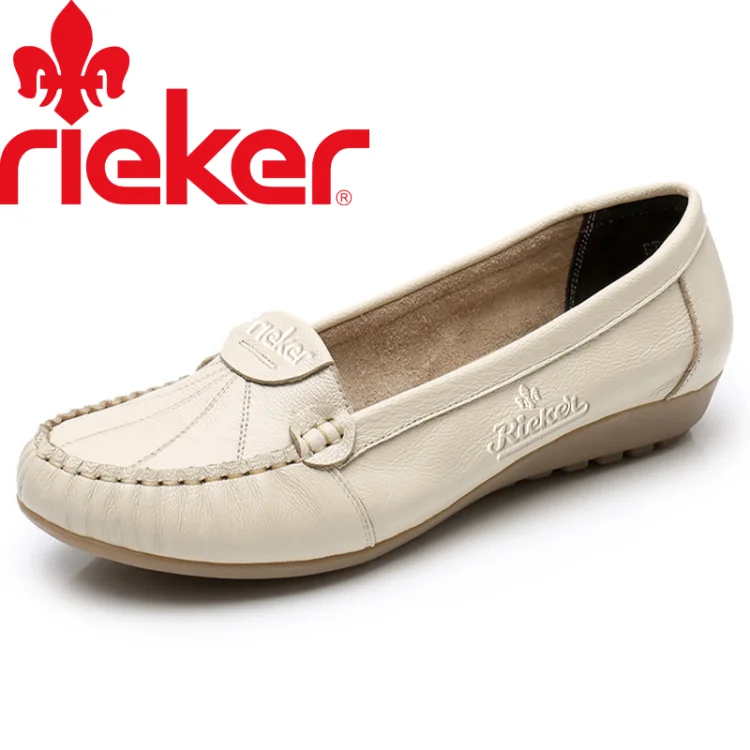   Új Rieker® borjúbőr mokaszinok