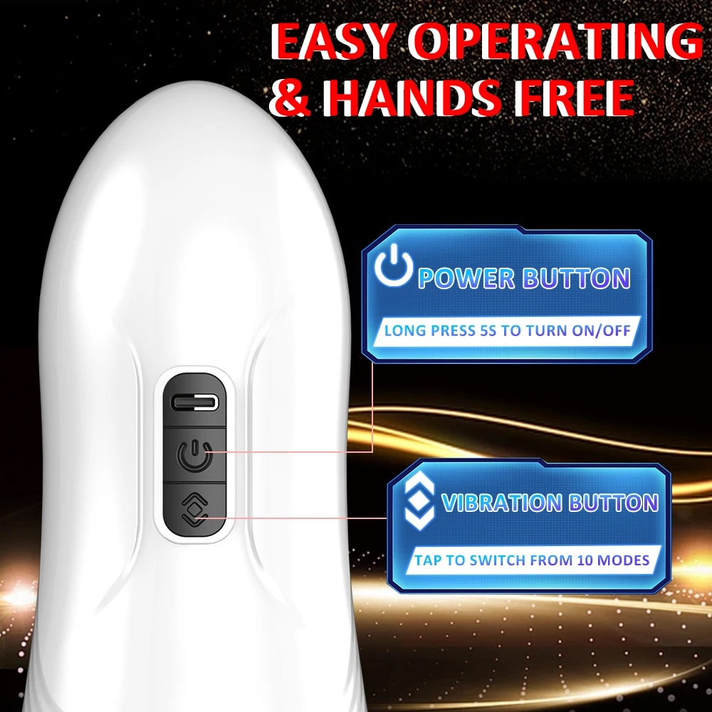 Male Masturbator Blowjob Vibration Machine with Real Vagina Pocket Pussy