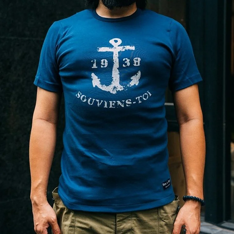 US Navy Anchor Slim Fit Short Sleeve T-Shirt