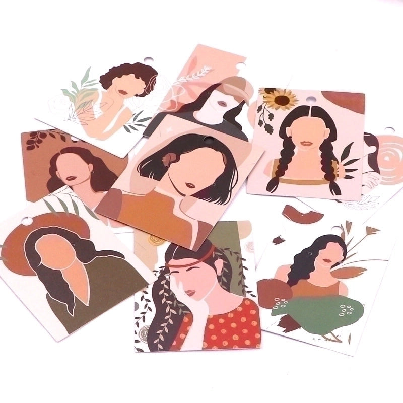 100 Pieces Casual Cartoon Paper Jewelry Packaging Bags4