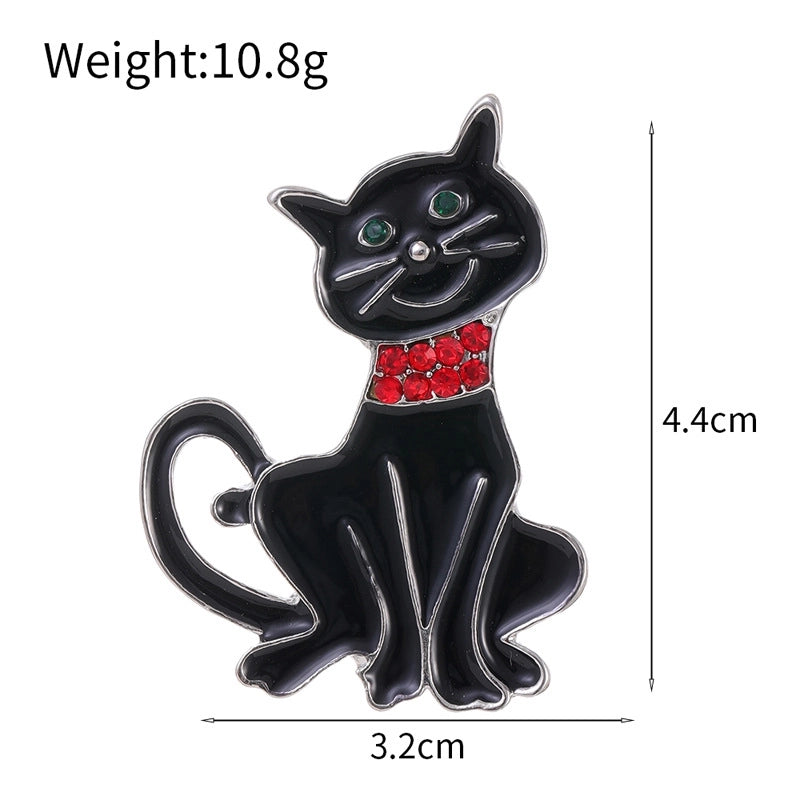 Minimalist Animal Animals Plating Bat Hat Unisex Brooches