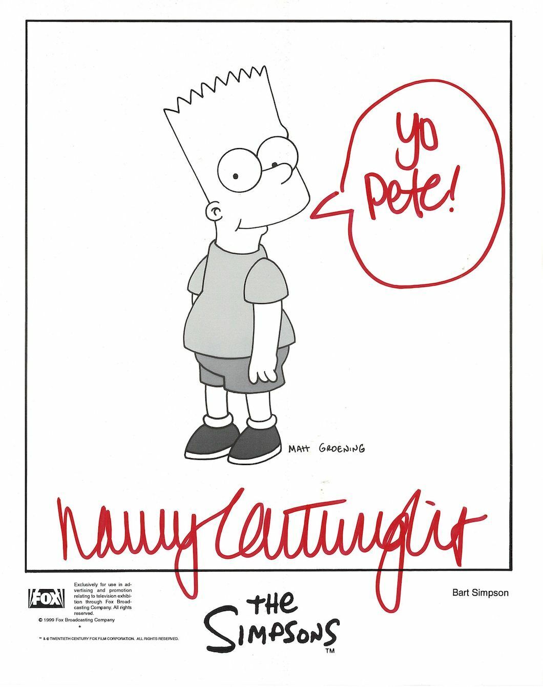 Nancy Cartwright signed autographed 8x10 Photo Poster painting! AMCo! 14545