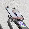 Universal Bicycle Handlebar Tablet Cell Phone Mount for Indoor Gym Treadmill