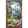 (45*75cm)Garden House - Full Square Drill Diamond Painting