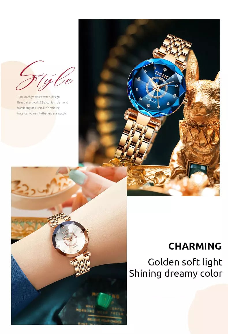 Blowout Sale- 49% OFF - Starry Women's Stainless Steel Watch