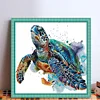 [Brand]Sea Turtle - 14CT Counted Cross Stitch - 51*49cm - Animal