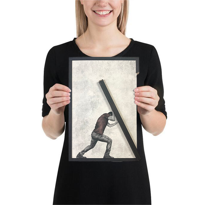 🖼️Art of destruction wall hanging decorative art