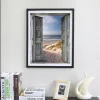 Sea View Outside The Door | Full Round Diamond Painting Kits