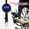 Digital Air Compressor LCD Display Air Line Clip-on Tyre Pump for SUV Truck Bike