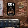 Kiss - Panneaux en &eacute;tain m&eacute;tallique(20*30cm/30*40cm) - Musique