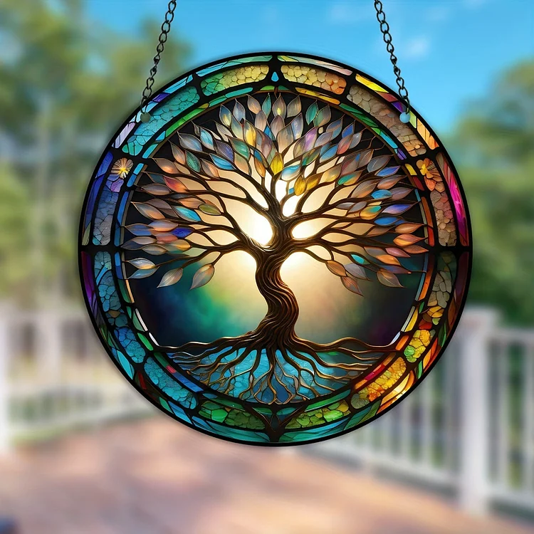 Tree - Suncatcher Hanging Ornament WH001