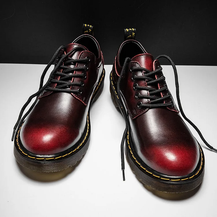Cow Leather Leisure Comfortable Trend Men Shoes
