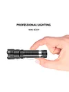 XHP50 Portable LED Telescopic Zoom Flashlight Waterproof Powerful Torch