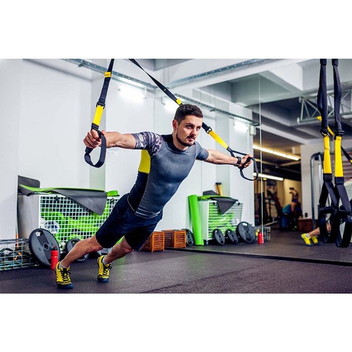 Acxeon Heavy Duty Pro Suspension Trainer Straps Kit for Home Workout GYM MMA Resistance Training Crossfit RISK FREE! Deutsche Aktionsprodukte Full Strike Gmbh
