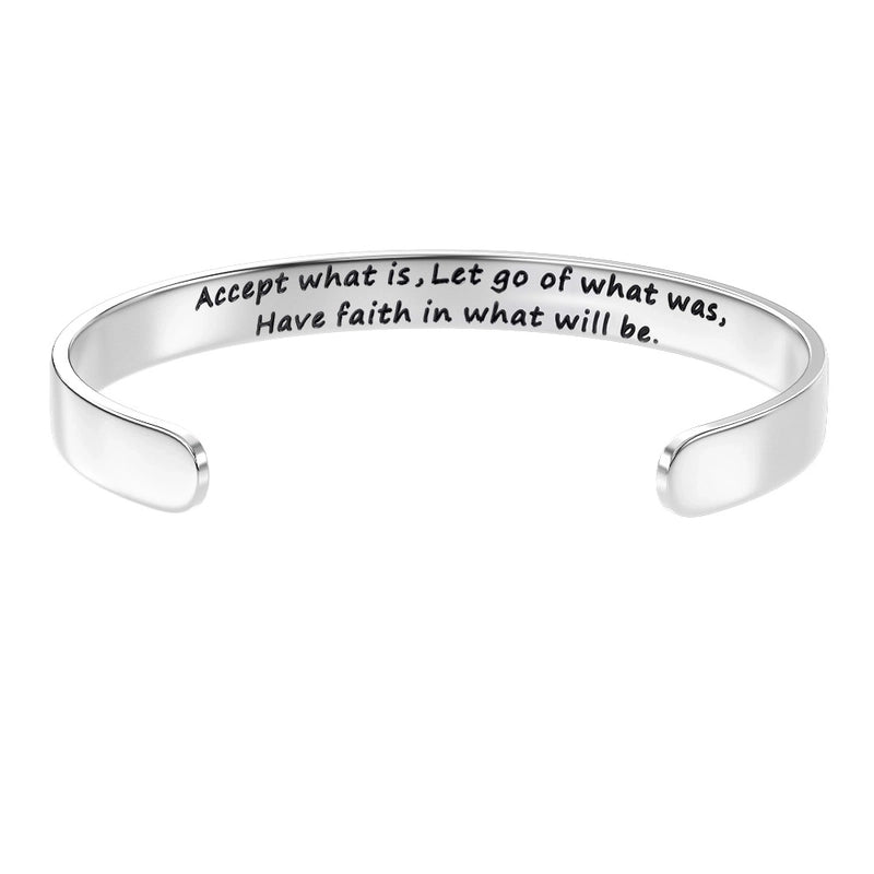 Classic Style Solid Color Titanium Steel Polishing Plating Bangle4