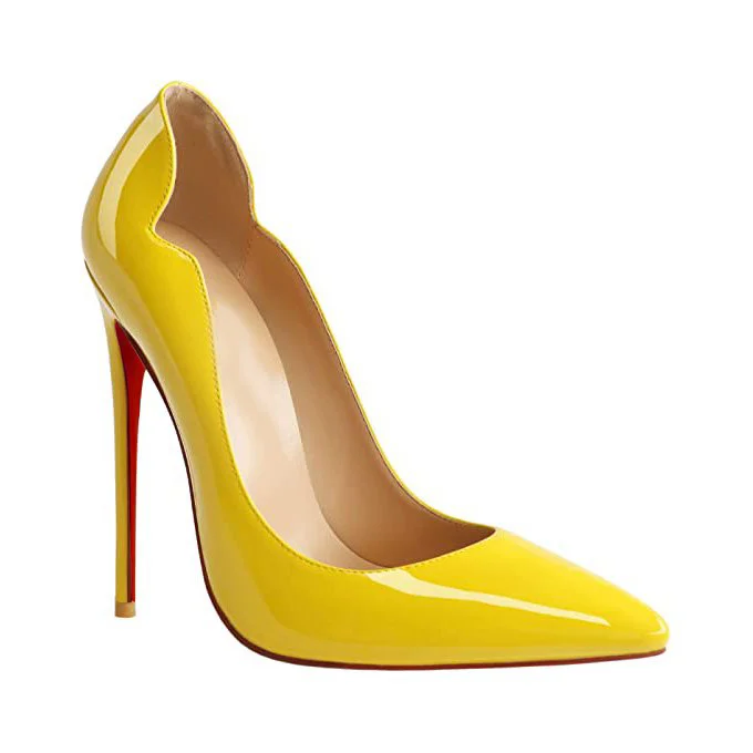 Classic Women's Red Bottom High Heels for Party Wedding Pumps-MERUMOTE