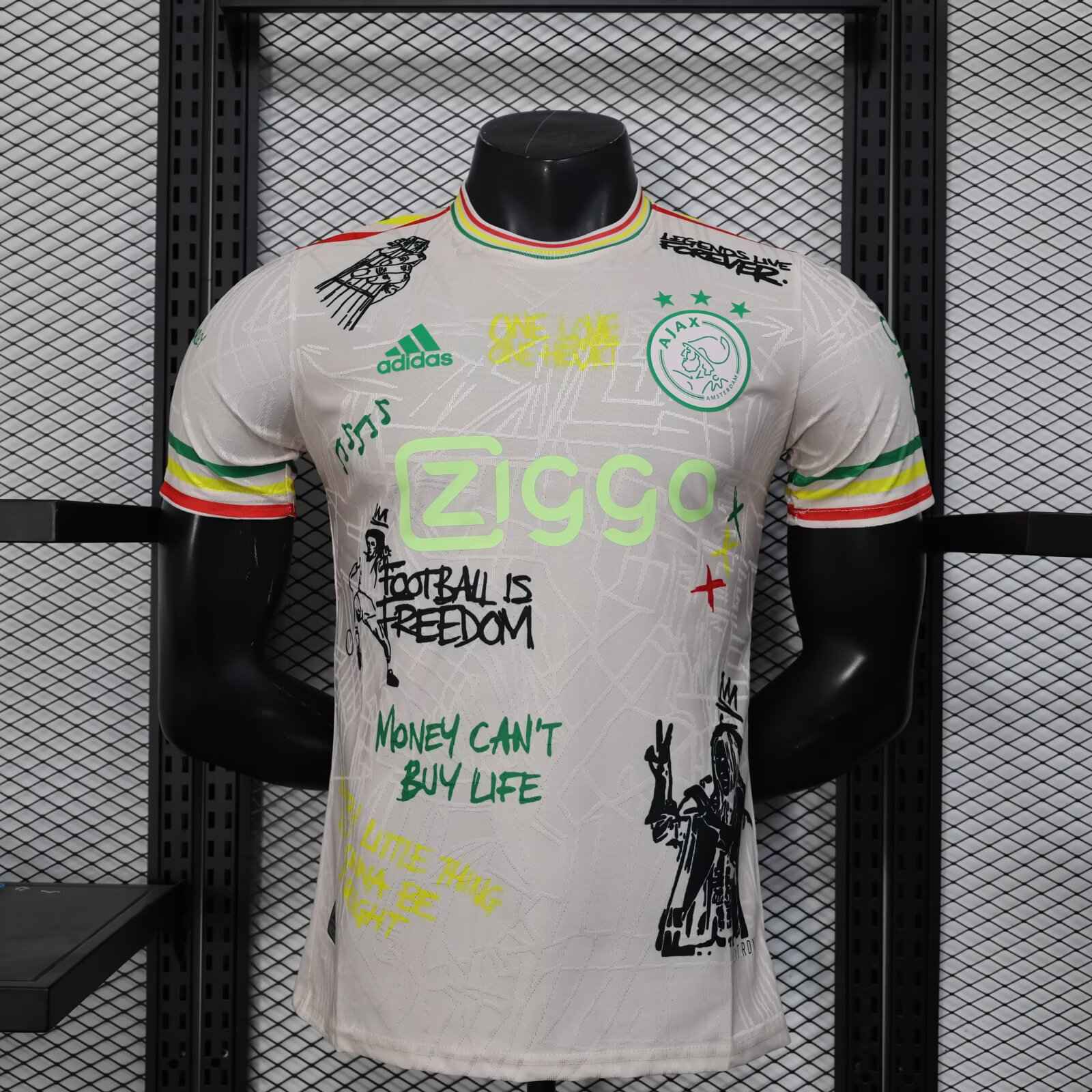 2025/2026 Player Version Ajax Special Edition Football Shirt 1:1 Thai Quality（The player version jersey is a bit tight, please pay attention to the size selection）