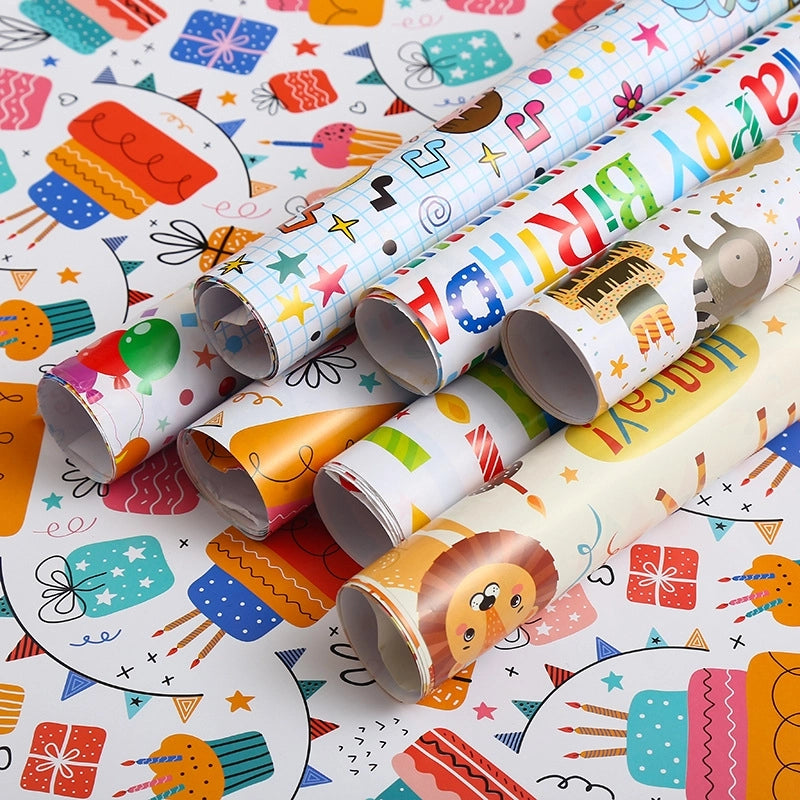 Children'S Day Birthday Cute Animal Cartoon Party Gift Wrapping Supplies Party Supplies Gift Wrapping Supplies