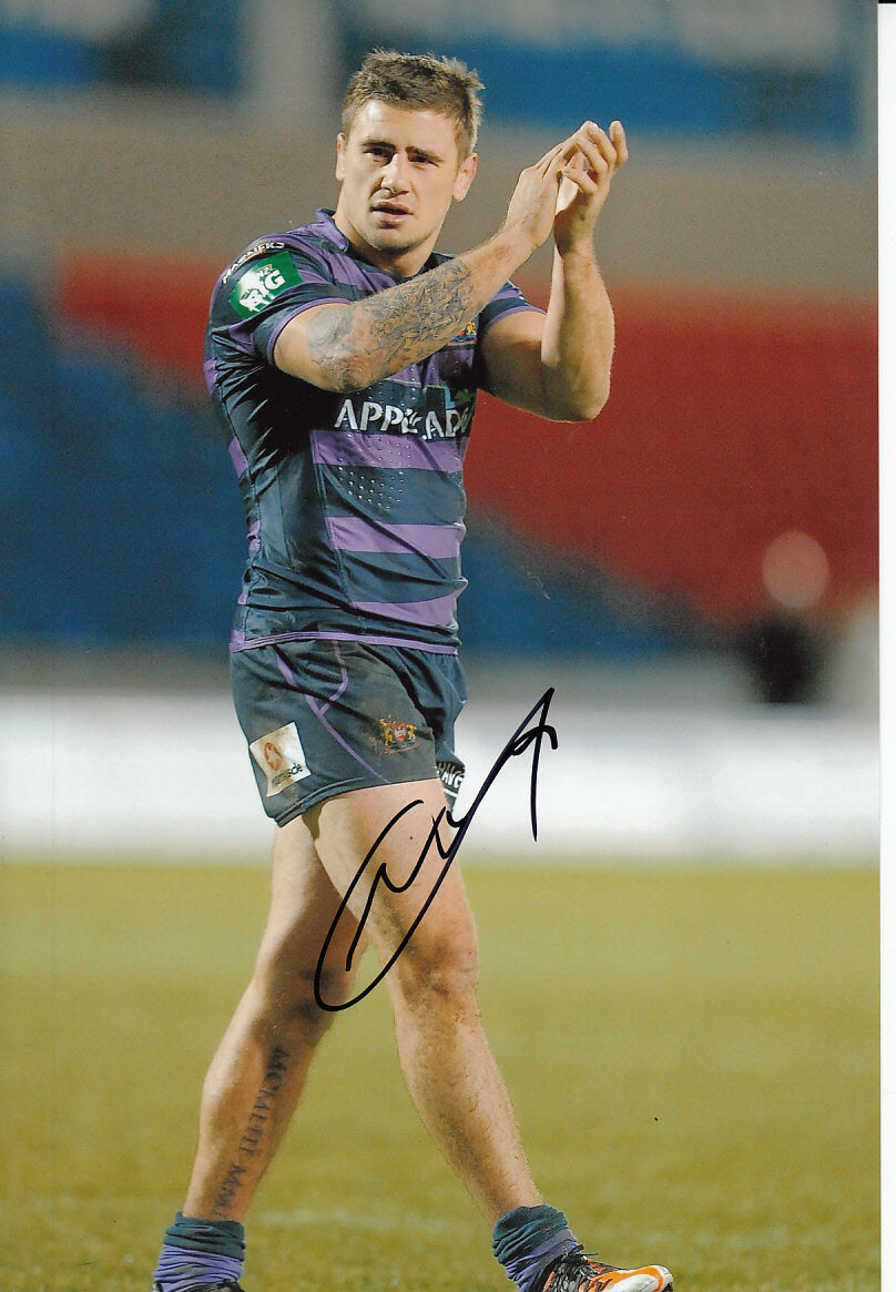 Wigan Warriors Hand Signed Michael McIlorum 12x8 Photo Poster painting.