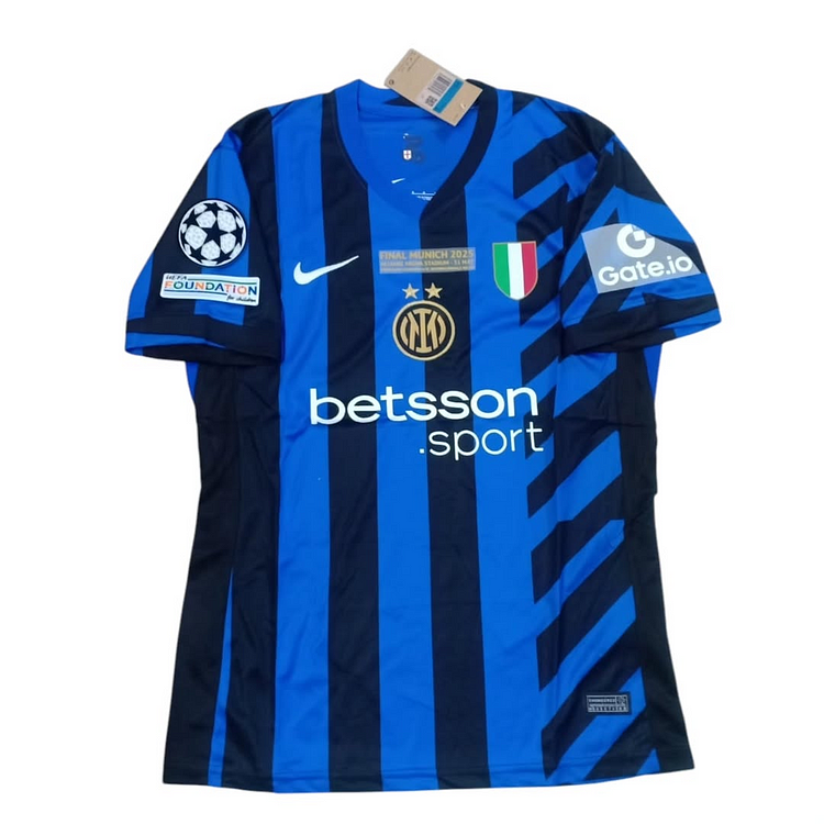 2024/2025 Inter Milan UEFA Champions League Final Home Jersey