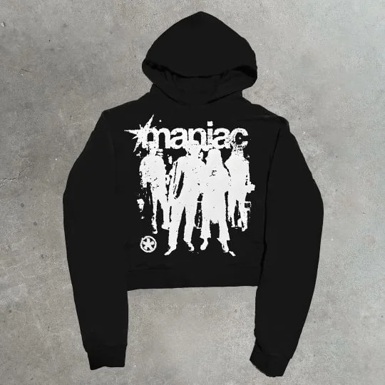 Maniac Print Street Hoodie