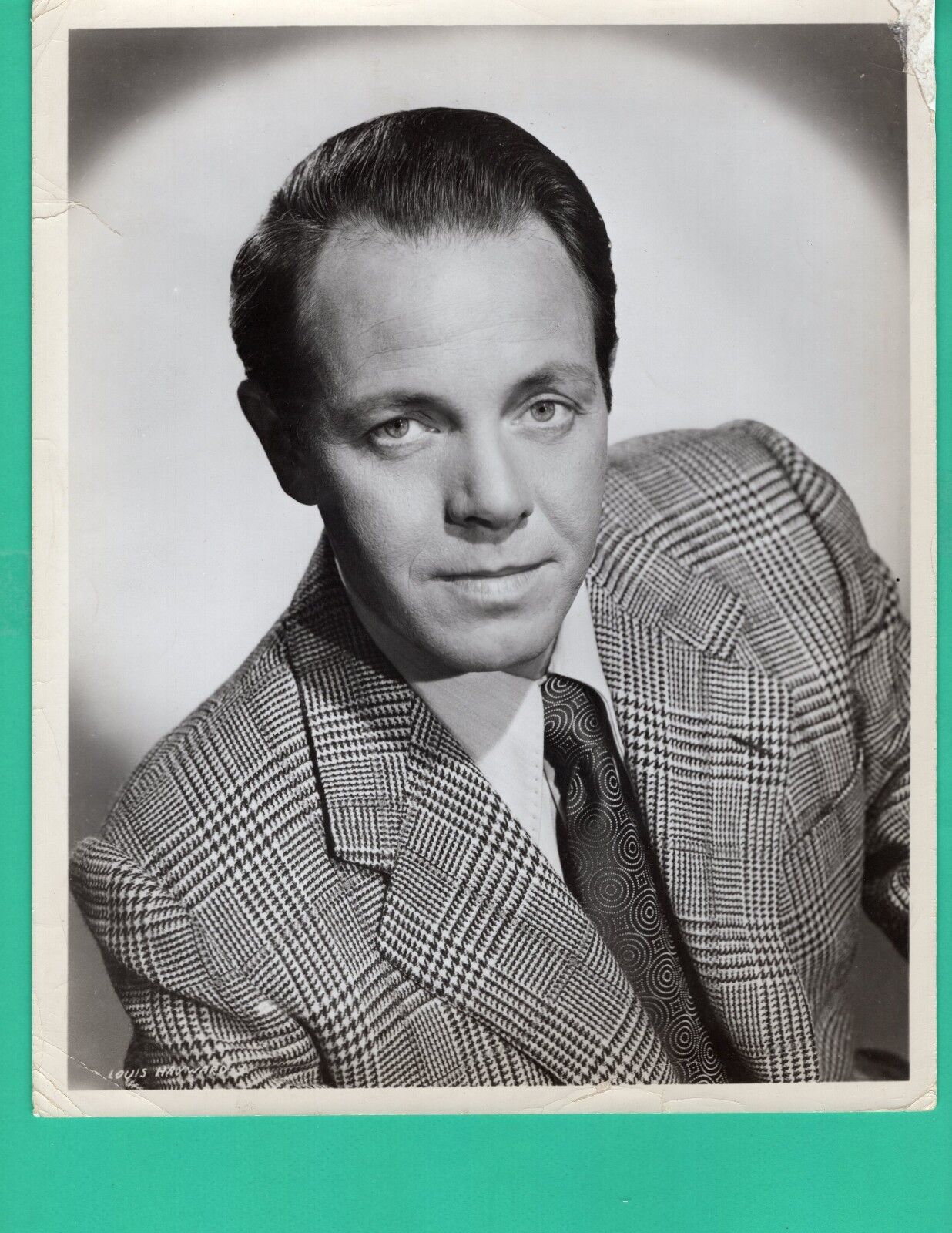 LOUIS HAYWARD Movie Star Actor Promo 1940's Vintage Photo Poster painting 8x10
