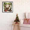 >SALE<5D DIY Full Round Drill Diamond Painting Green Curtain Sofa Home Decor 30x30cm