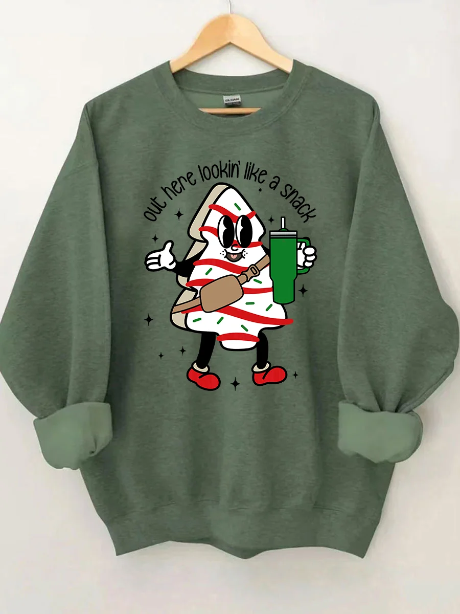 Boojee Christmas Tree Cake Sweatshirt