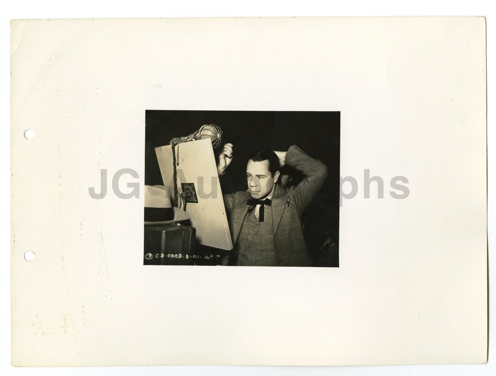 Joe E. Brown - Vintage 8x10 Glossy Keybook Photo Poster painting by Bert Anderson