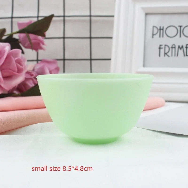 1PC Non-toxic Silicone Mask Mud Essential Oil Bowl Face Skin Care Tools Convenient Clean Durable Makeup Portable