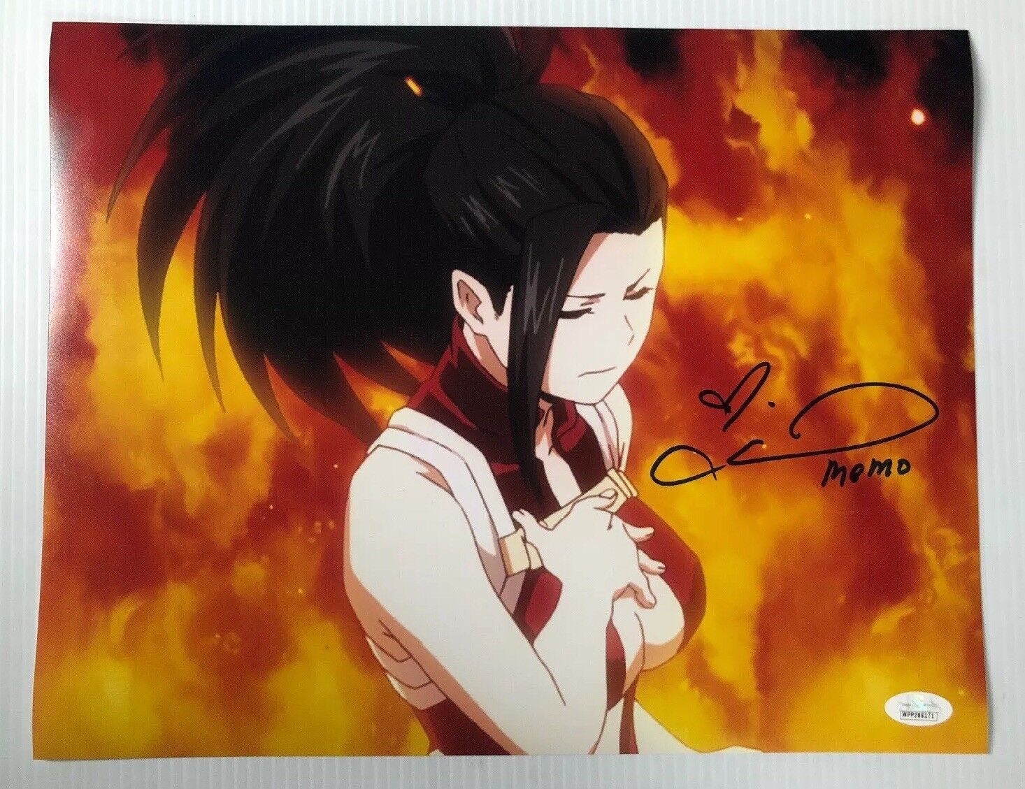 Colleen Clinkenbeard Signed Autographed 11x14 Photo Poster painting MOMO My Hero Academia JSA 2