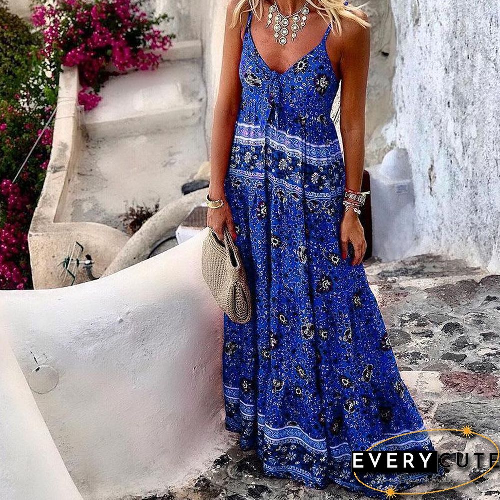 Bohemia Vocation Style Slip Dress