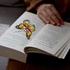 8Pcs Butterfly Diamond Painting Bookmarks Acrylic DIY Diamond Art Bookmarks Kits